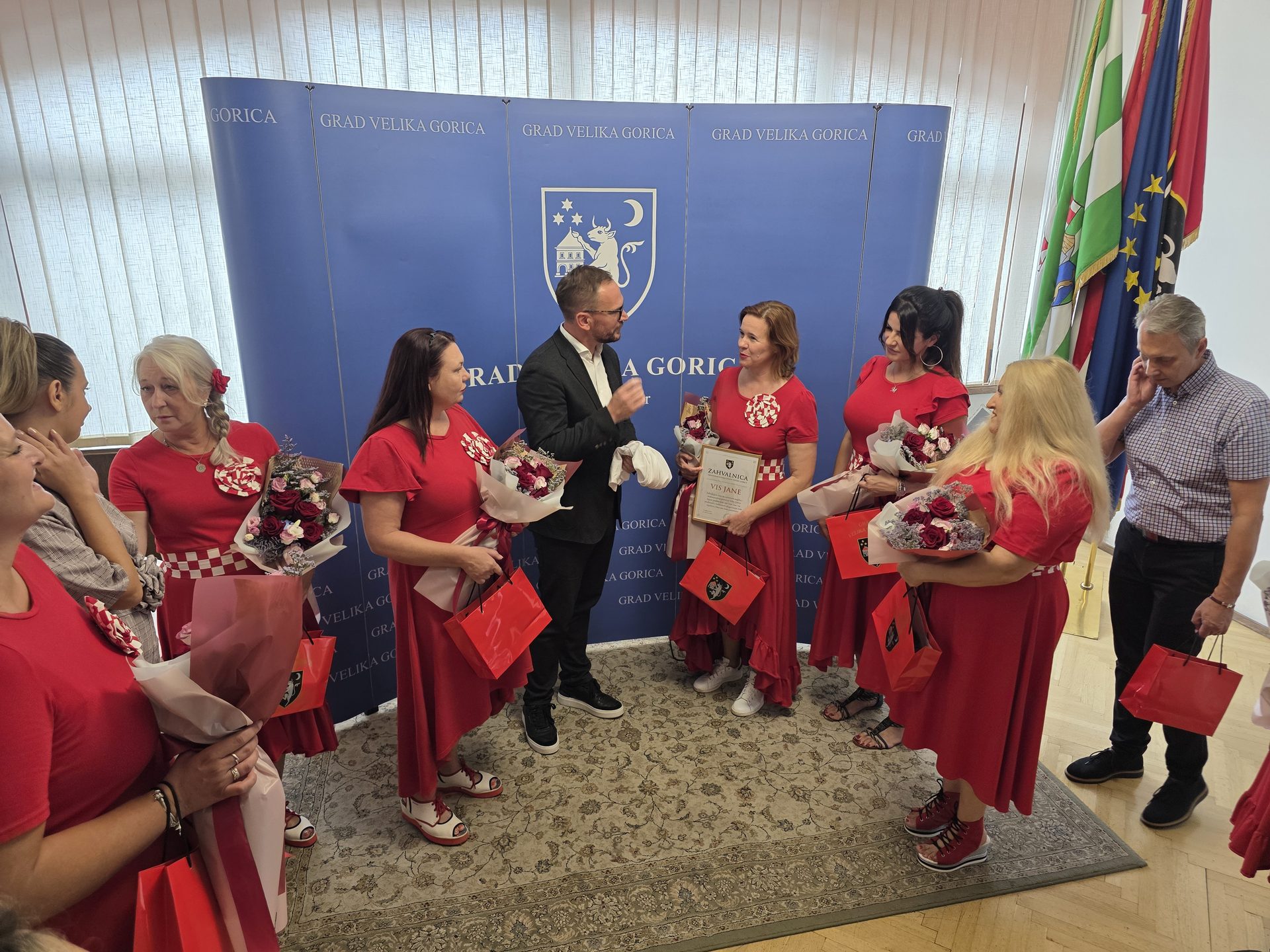 Zlatne djevojke iz Švedske: Gradonačelnik Ačkar upriličio svečani prijem za Ansambl Jane 6