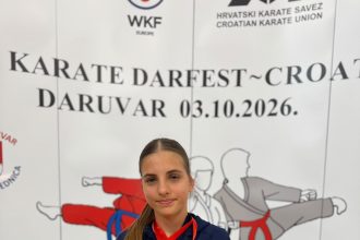 Natjecateljica Karate kluba Velika Gorica s dvije medalje na turniru DARFEST u Daruvaru