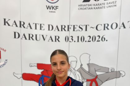 Natjecateljica Karate kluba Velika Gorica s dvije medalje na turniru DARFEST u Daruvaru